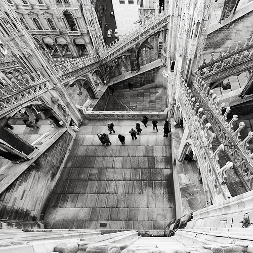 I have seen Escher in Milan Dome by Amodiovalerio Verde