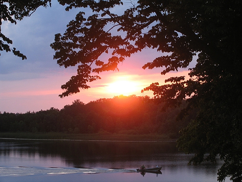 Sunset Fishing by kevinthoule Sunset Fishing by kevinthoule